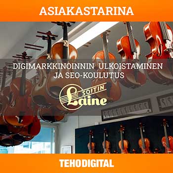 asiakastarina Soitin Laine