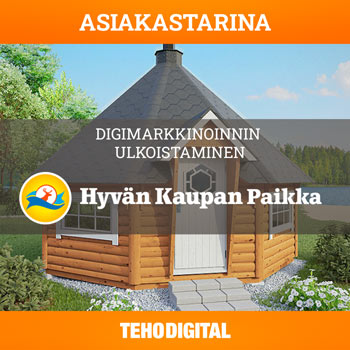 asiakastarina hyvän kaupan paikka