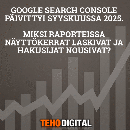 Google Search Console päivittyi syyskuussa 2025